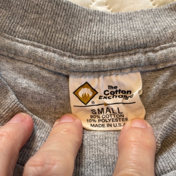 Jerzees & The Cotton Exchange Gray University of Virginia Tee Shirts Set of 2 Sm - Picture 10 of 16